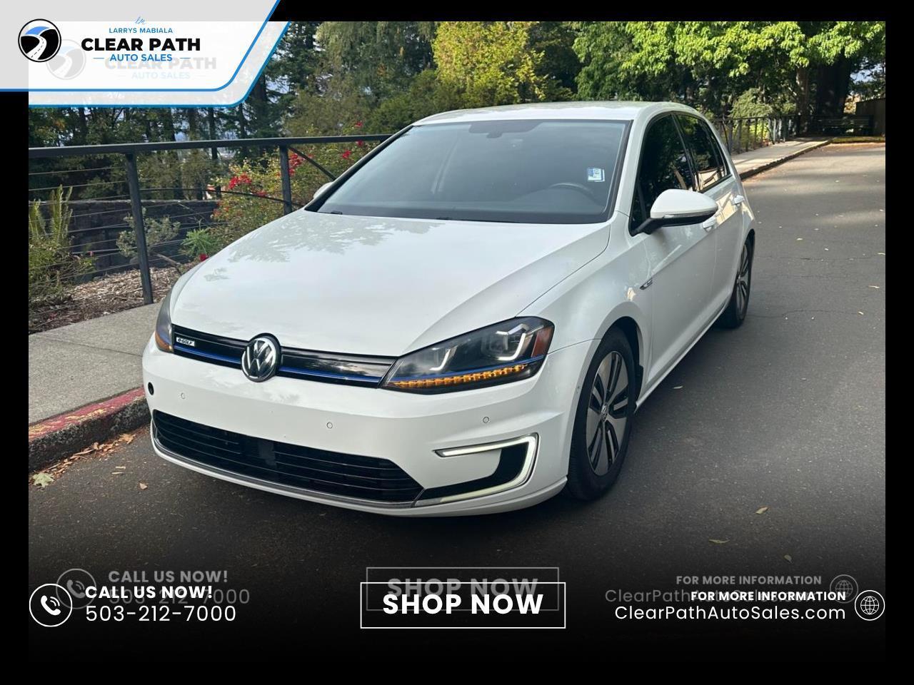 2016 Volkswagen e-Golf SEL Premium