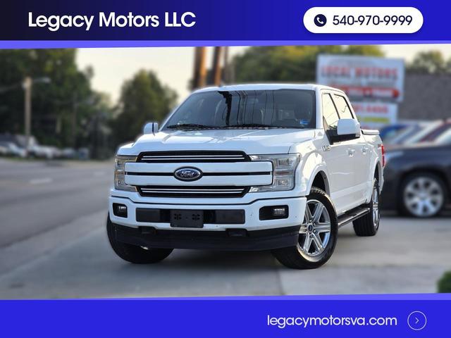 White 2019 Ford F-150 Pickup Truck Four-Wheel Drive Automatic