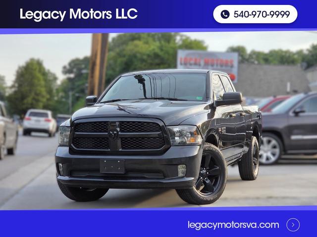 Black 2018 RAM 1500 Pickup Truck Four-Wheel Drive Automatic