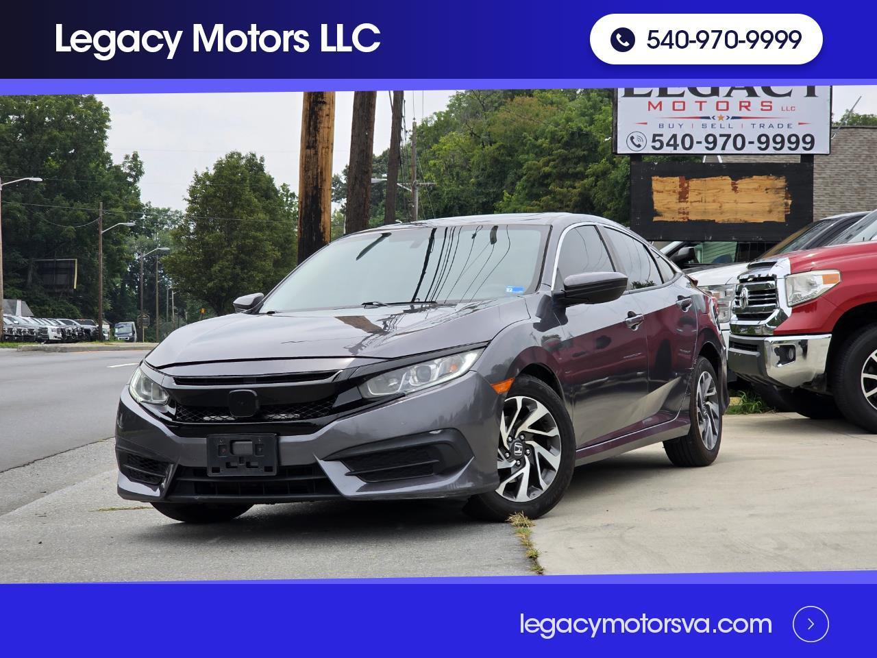 Honda Civic EX Sedan CVT 2018