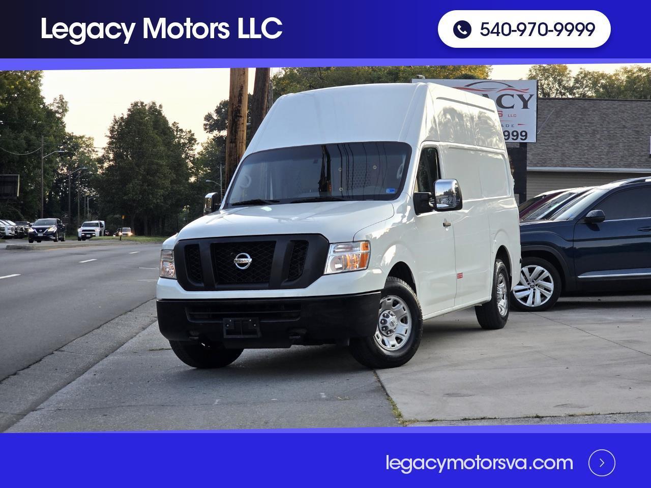 Nissan NV Cargo 2500 HD SV V8 High Roof 2020