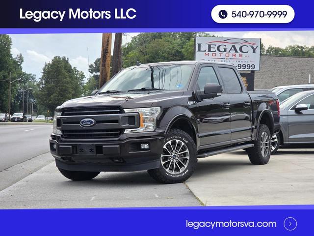 Red 2019 Ford F-150 Pickup Truck Four-Wheel Drive Automatic