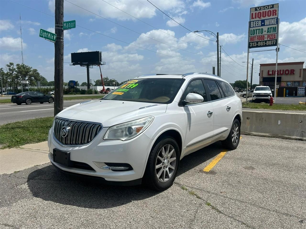 Silver 2016 Buick Enclave SUV / Crossover Front-Wheel Drive 6-Speed Automatic Overdrive