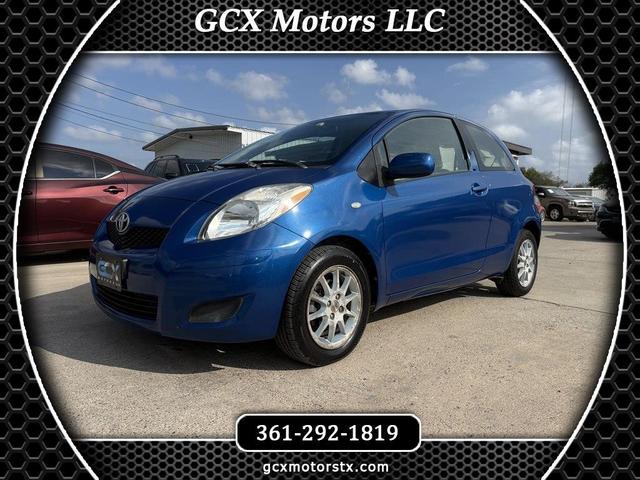 Blue 2009 Toyota Yaris Sedan Front-Wheel Drive 5-Speed Manual