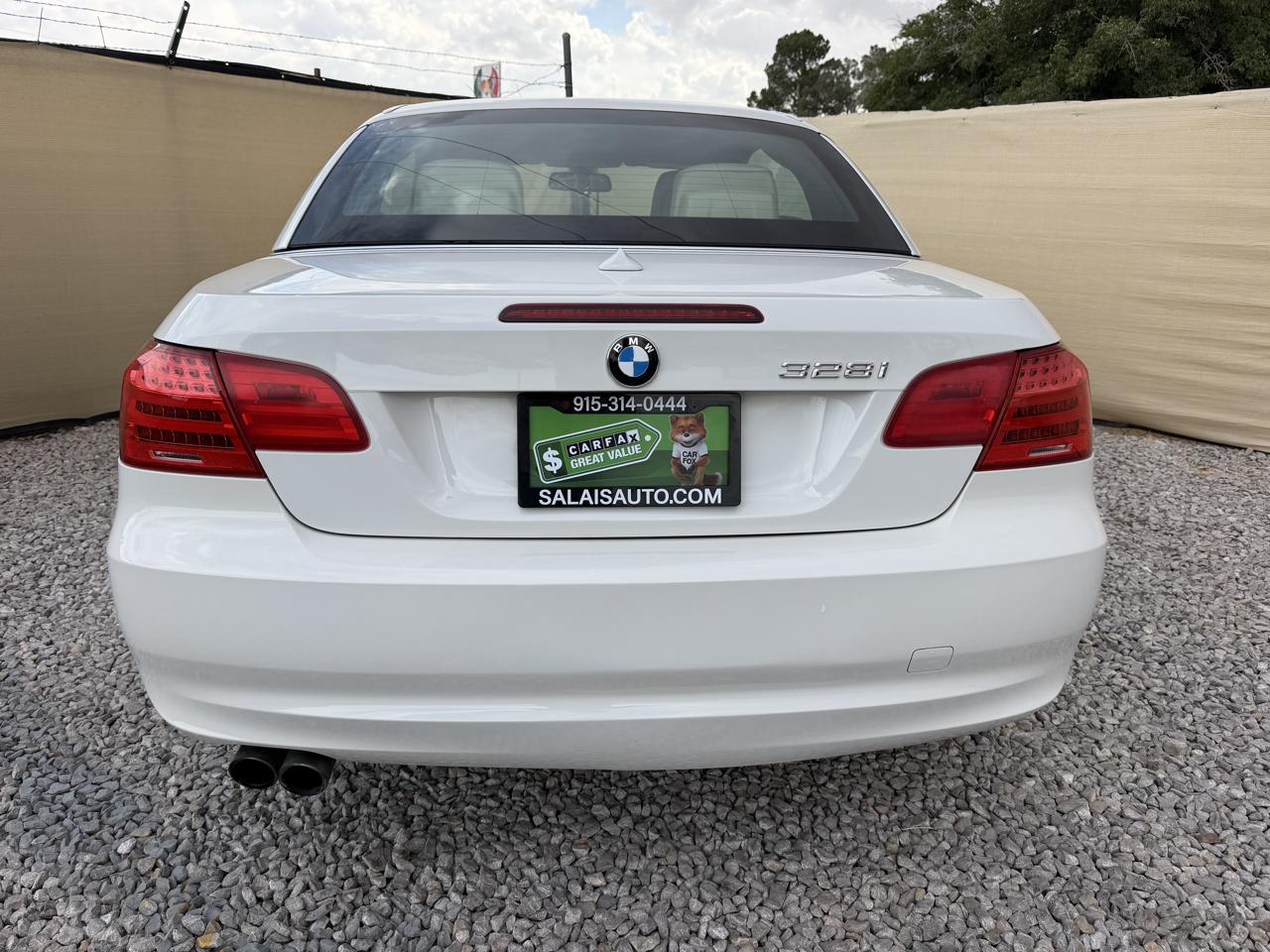 BMW 3-Series 328i Convertible - SULEV 2013