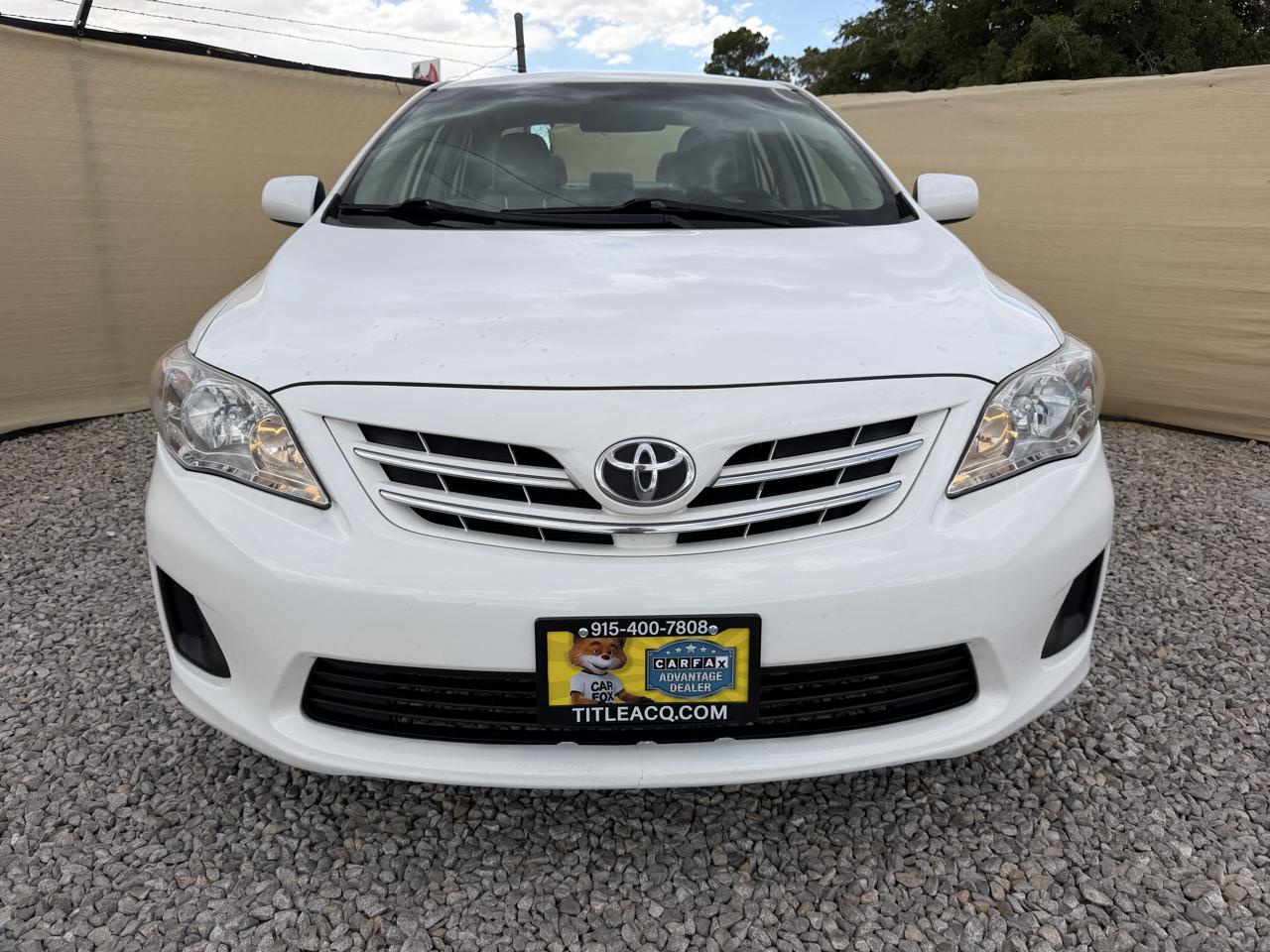 Toyota Corolla LE 4-Speed AT 2013