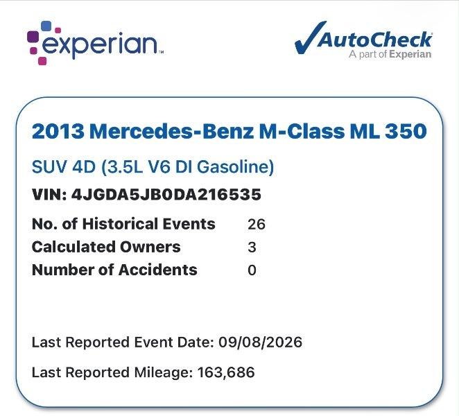 Mercedes-Benz M-Class ML350 4MATIC 2013