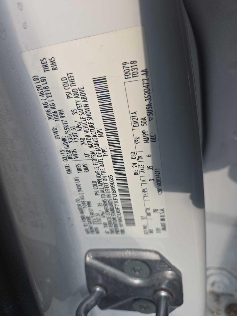 Ford Escape S FWD 2015