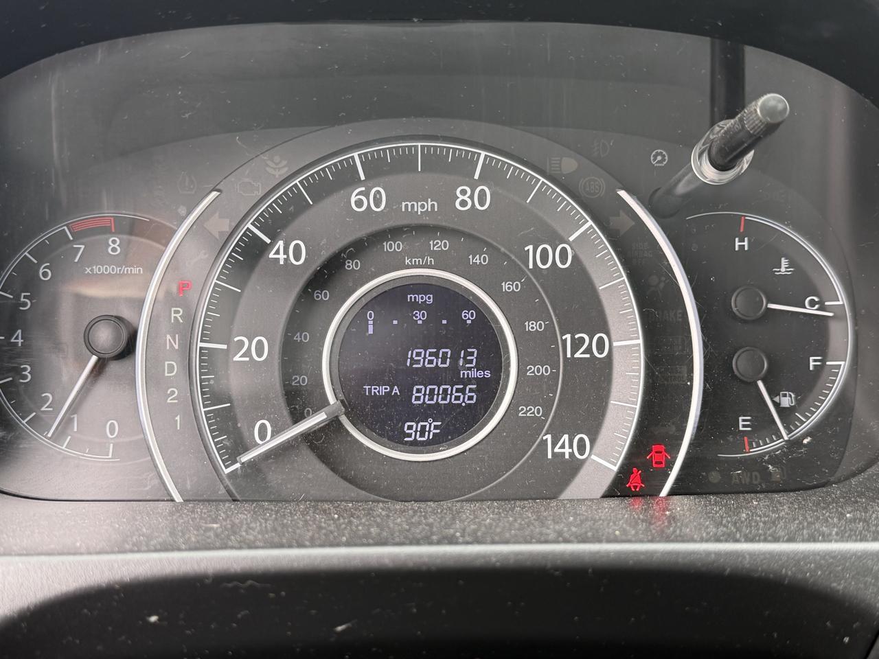 Honda CR-V LX 4WD 5-Speed AT 2014