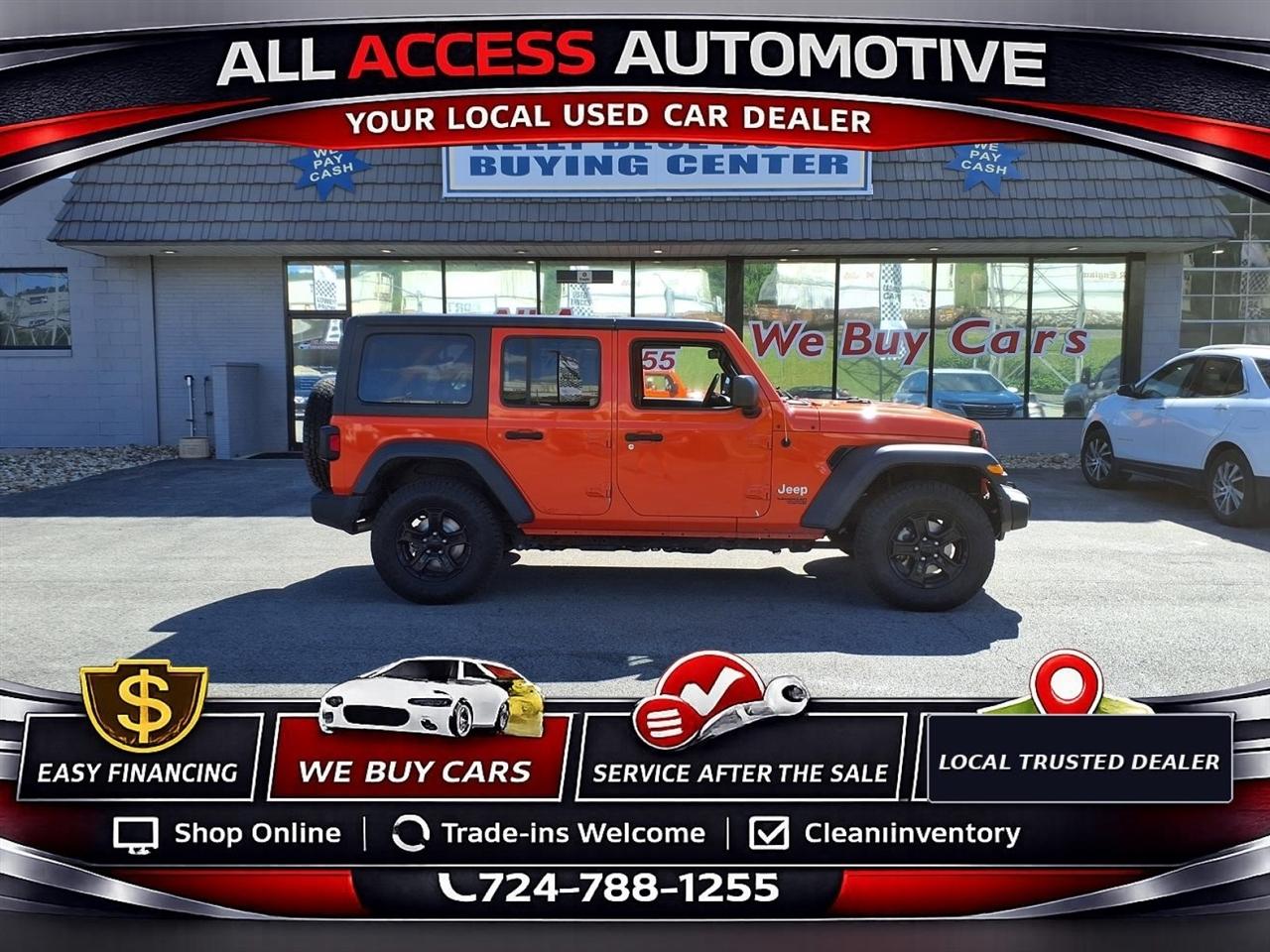2018 Jeep Wrangler Unlimited Sport S 4x4