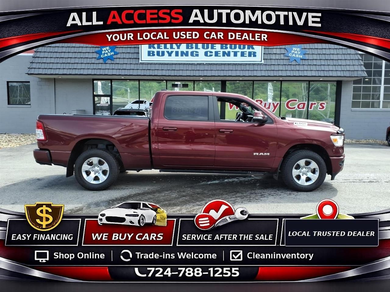 2021 RAM 1500 Big Horn 4x4 Crew Cab 6'4" Box