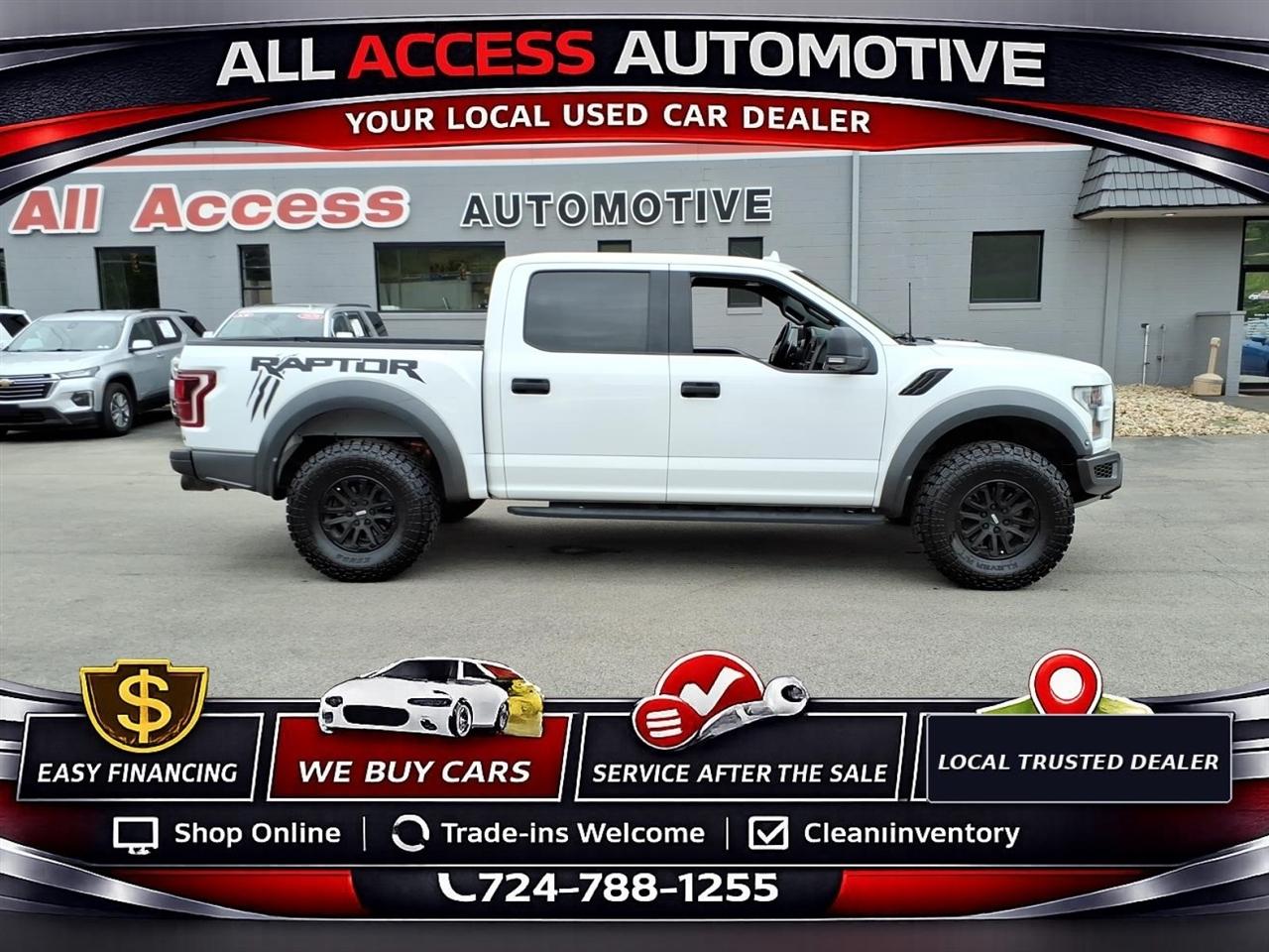 2019 Ford F-150 Raptor 4WD SuperCrew 5.5' Box