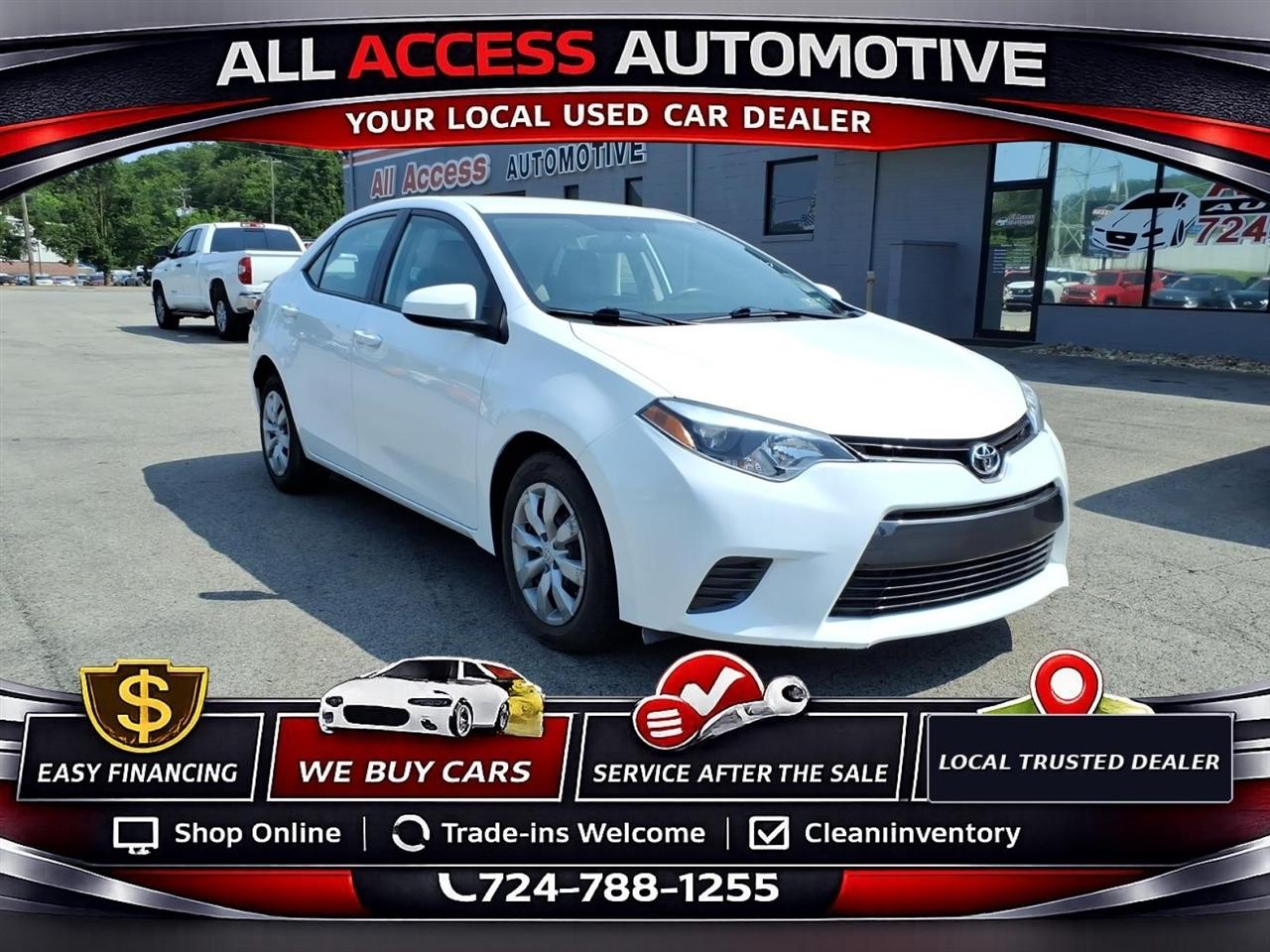 Toyota Corolla 4dr Sdn CVT S w/Special Edition Pkg (Natl) 2016