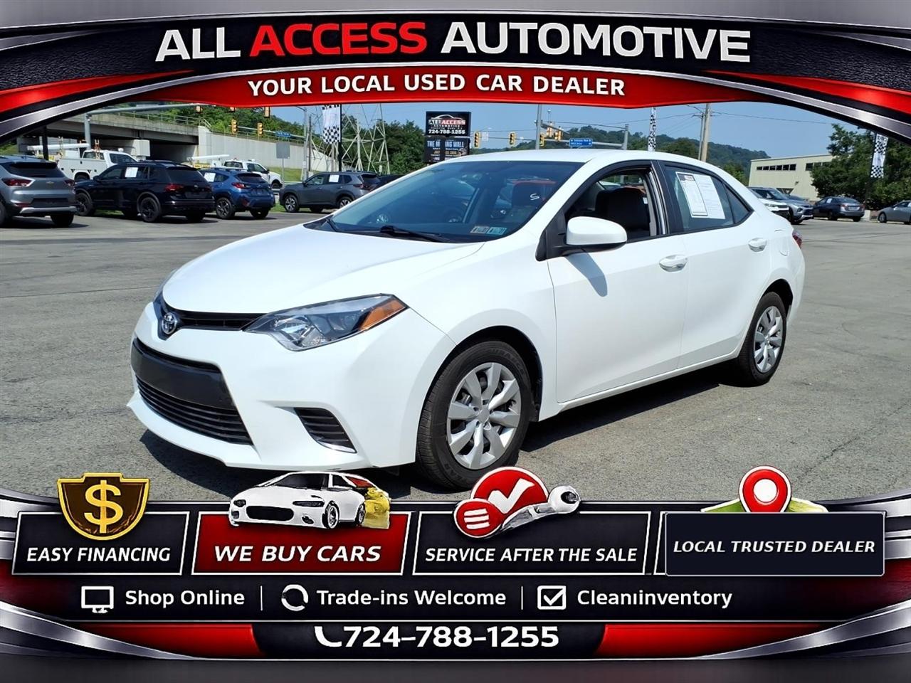 Toyota Corolla 4dr Sdn CVT S w/Special Edition Pkg (Natl) 2016