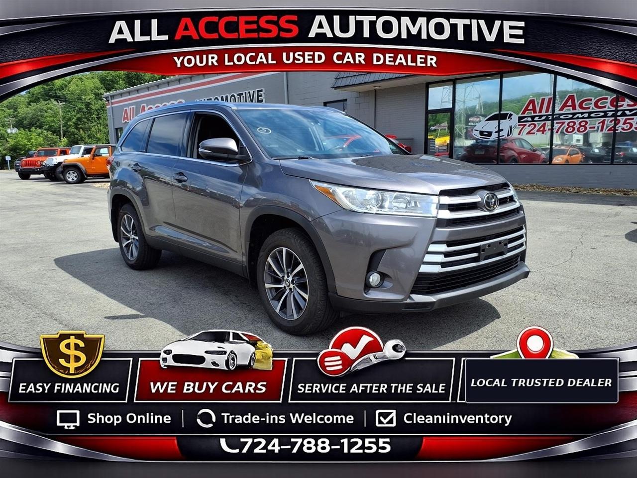 Toyota Highlander XLE V6 AWD (Natl) 2019