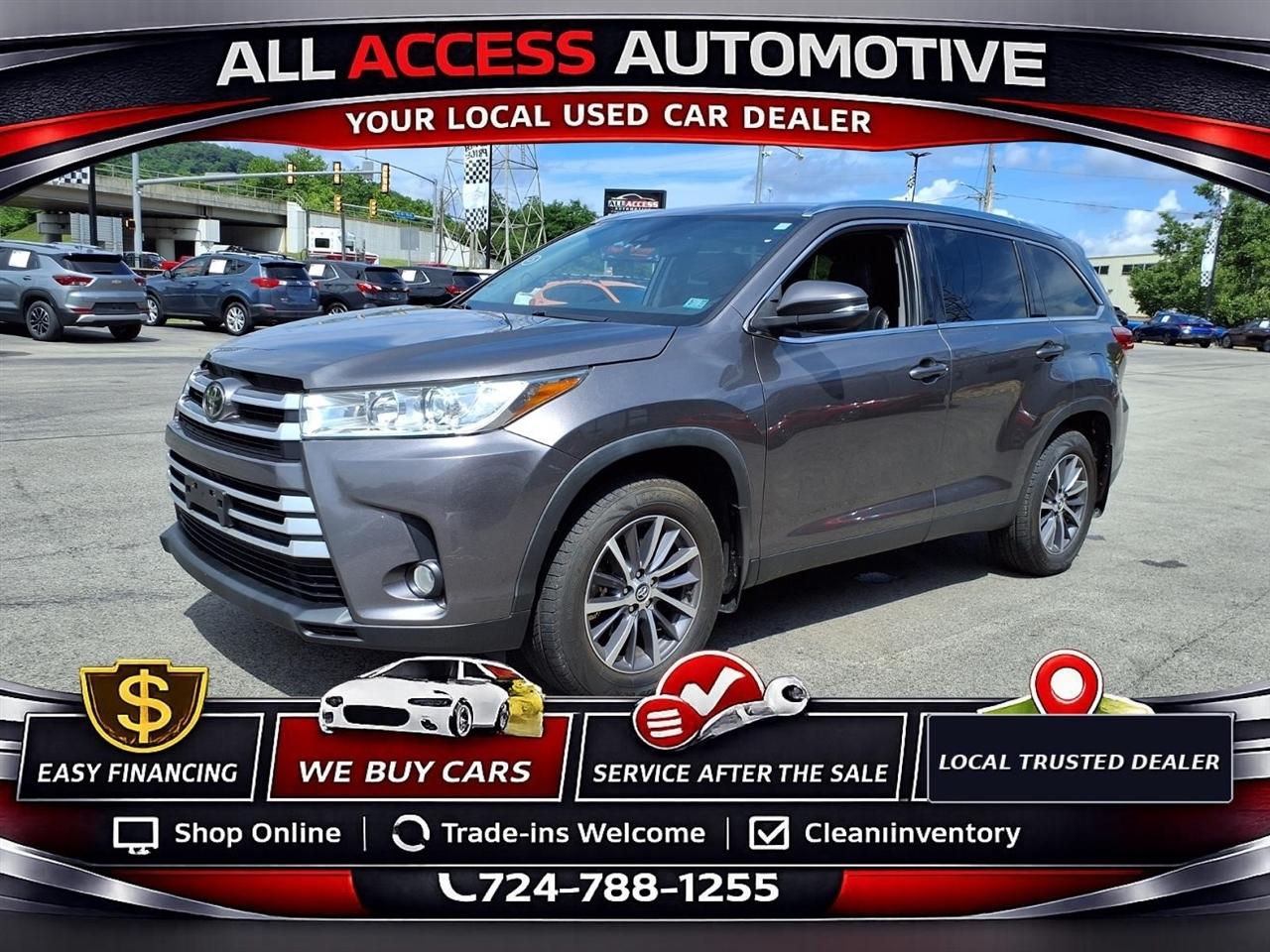 Toyota Highlander XLE V6 AWD (Natl) 2019