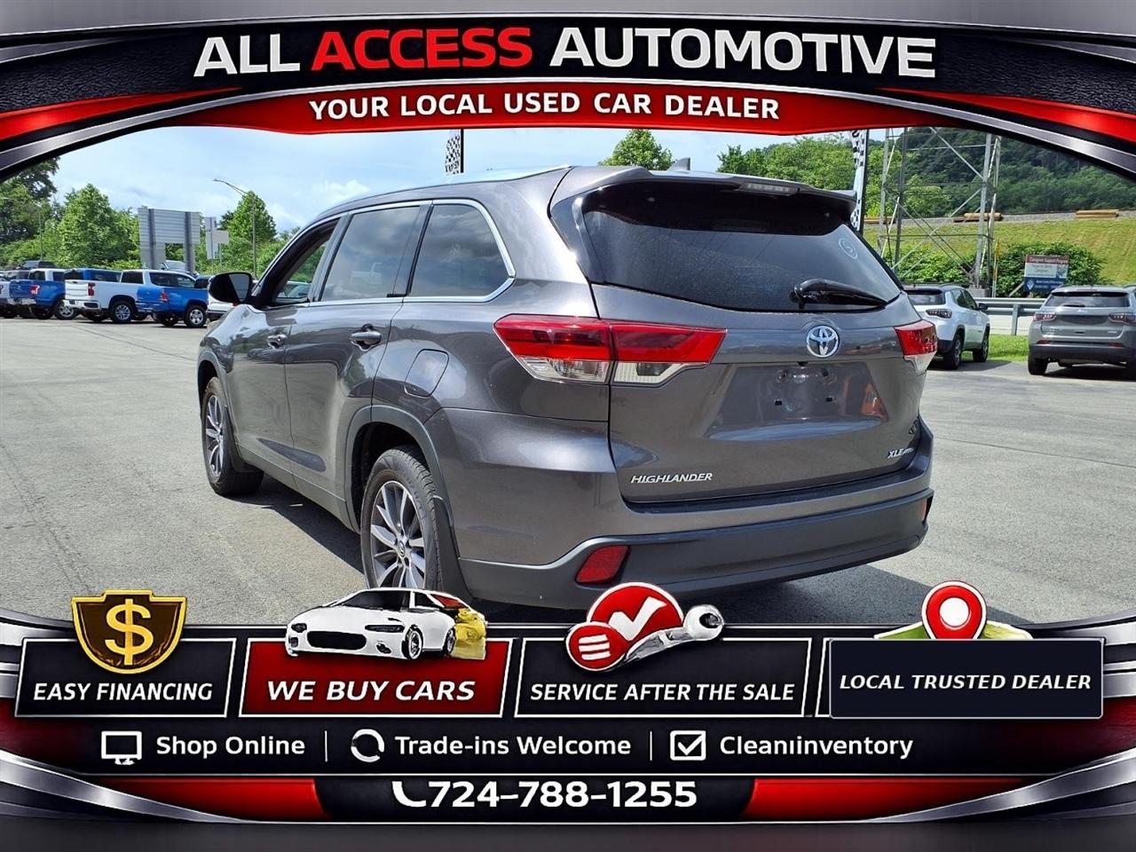 Toyota Highlander XLE V6 AWD (Natl) 2019