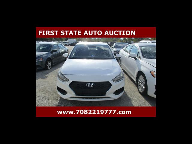 White 2019 Hyundai Accent Sedan