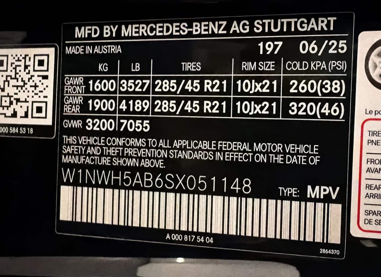 Mercedes-Benz G-Class G63 AMG 4MATIC 2025