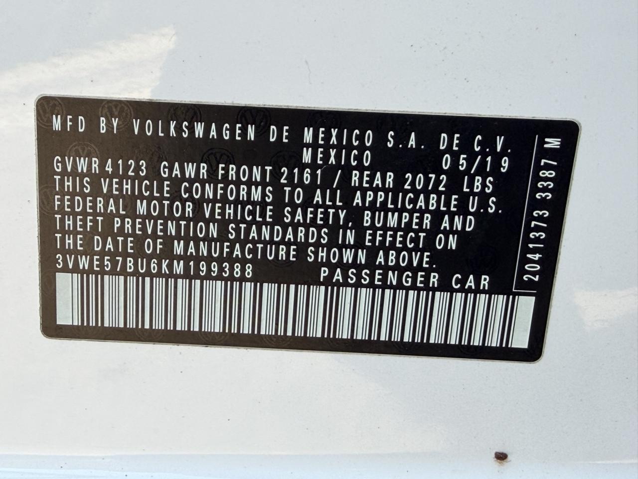 Volkswagen Jetta 1.4T SEL 8A 2019