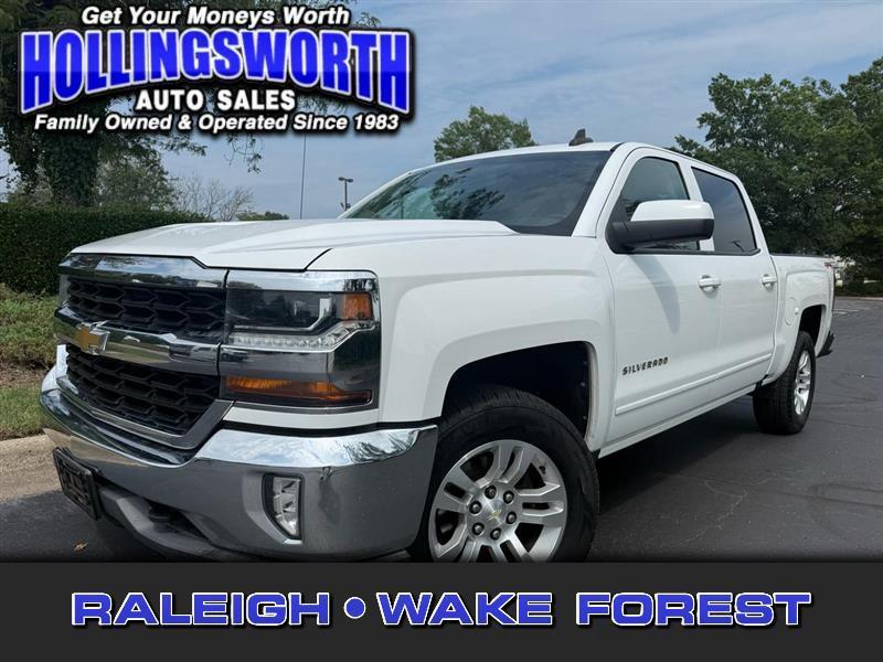 White 2016 Chevrolet Silverado 1500 Pickup Truck Four-Wheel Drive Automatic