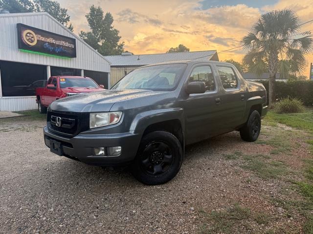 Gray 2011 Honda Ridgeline Pickup Truck Four-Wheel Drive Automatic
