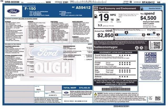 Ford F-150 Lariat SuperCrew 4WD 2024