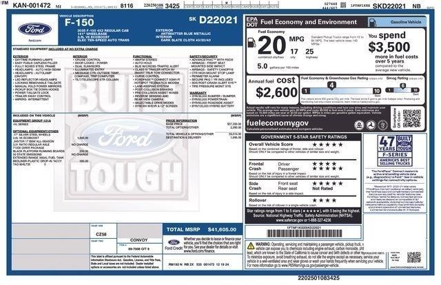 Ford F-150 XL 6.5 ft. 4WD 2025