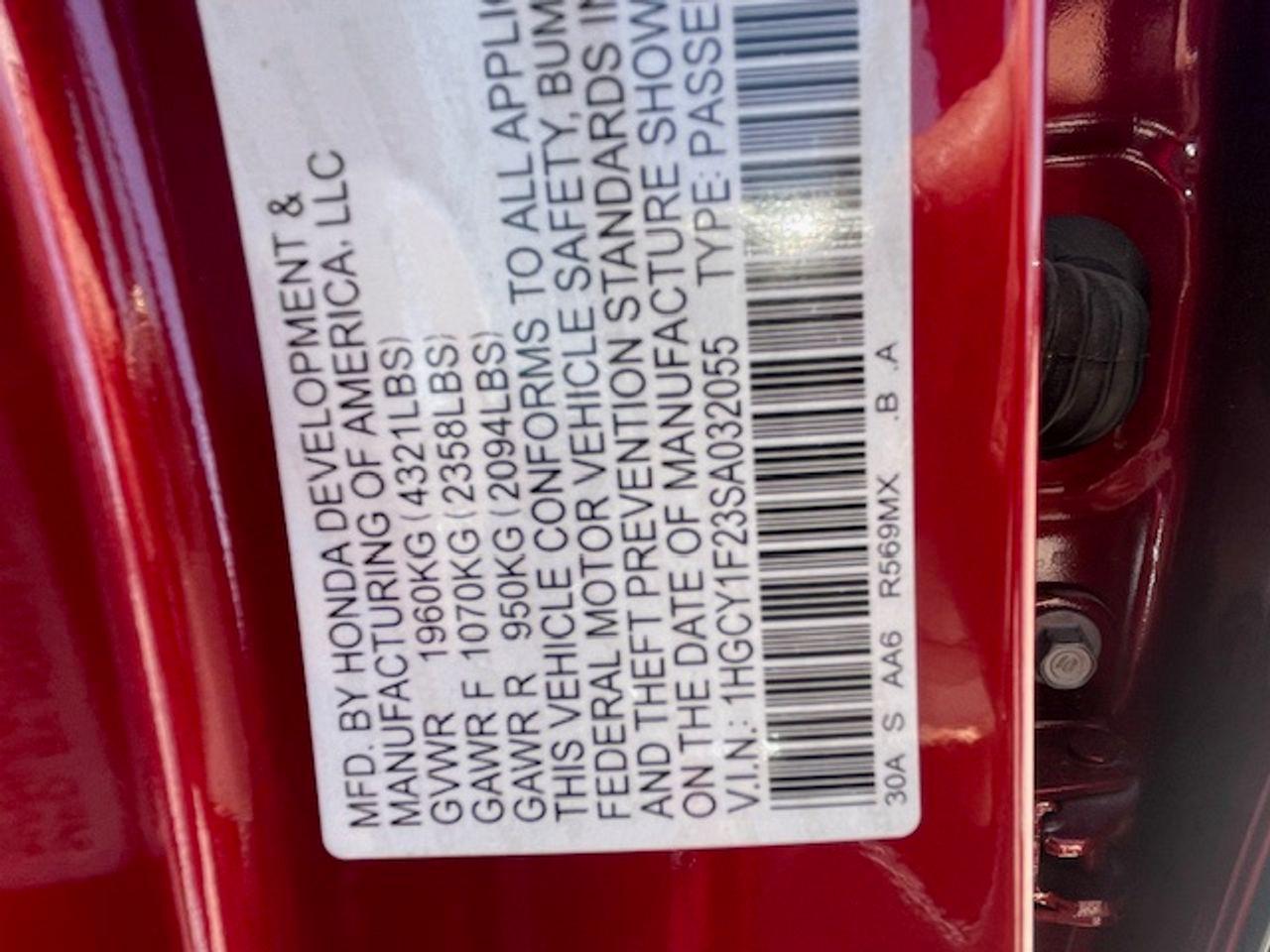 Honda Accord LX 2025