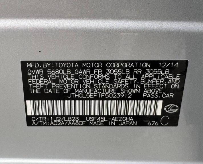 Lexus LS 460 Luxury Sedan AWD 2015