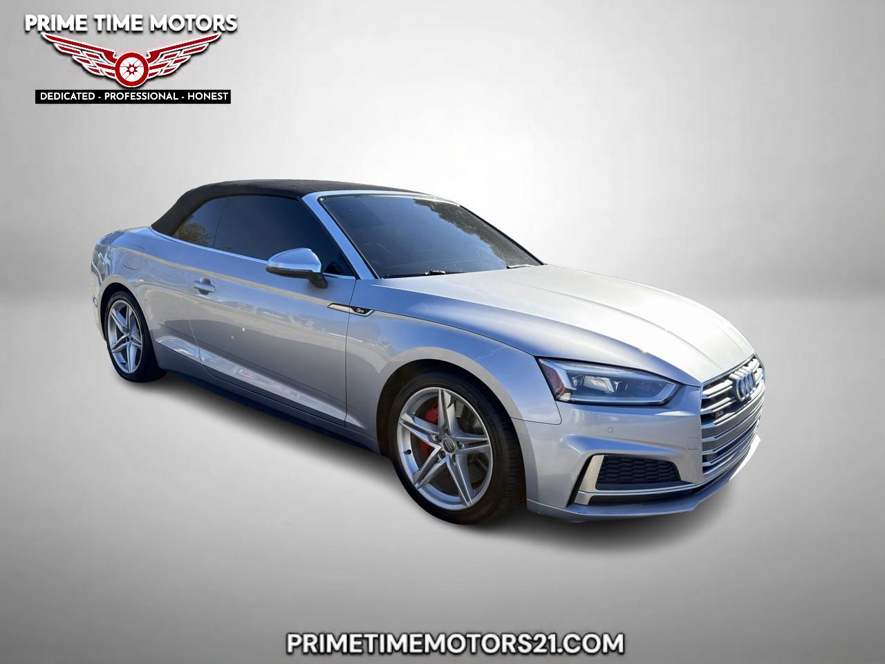 Silver 2018 Audi S5 Convertible All-Wheel Drive 8-Speed Automatic