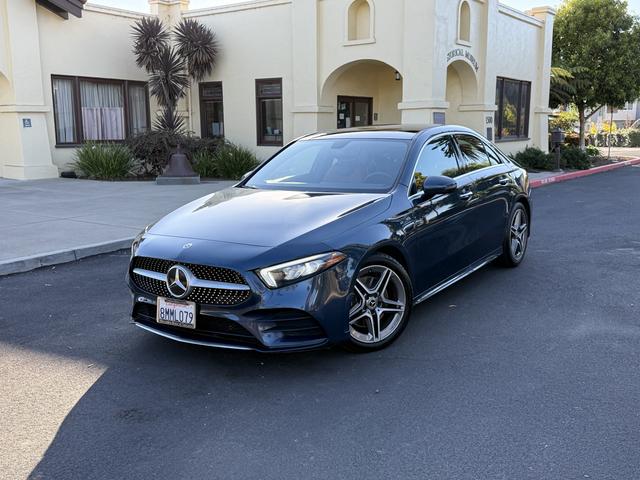 Blue 2019 Mercedes-Benz A-Class Sedan Front-Wheel Drive Automatic