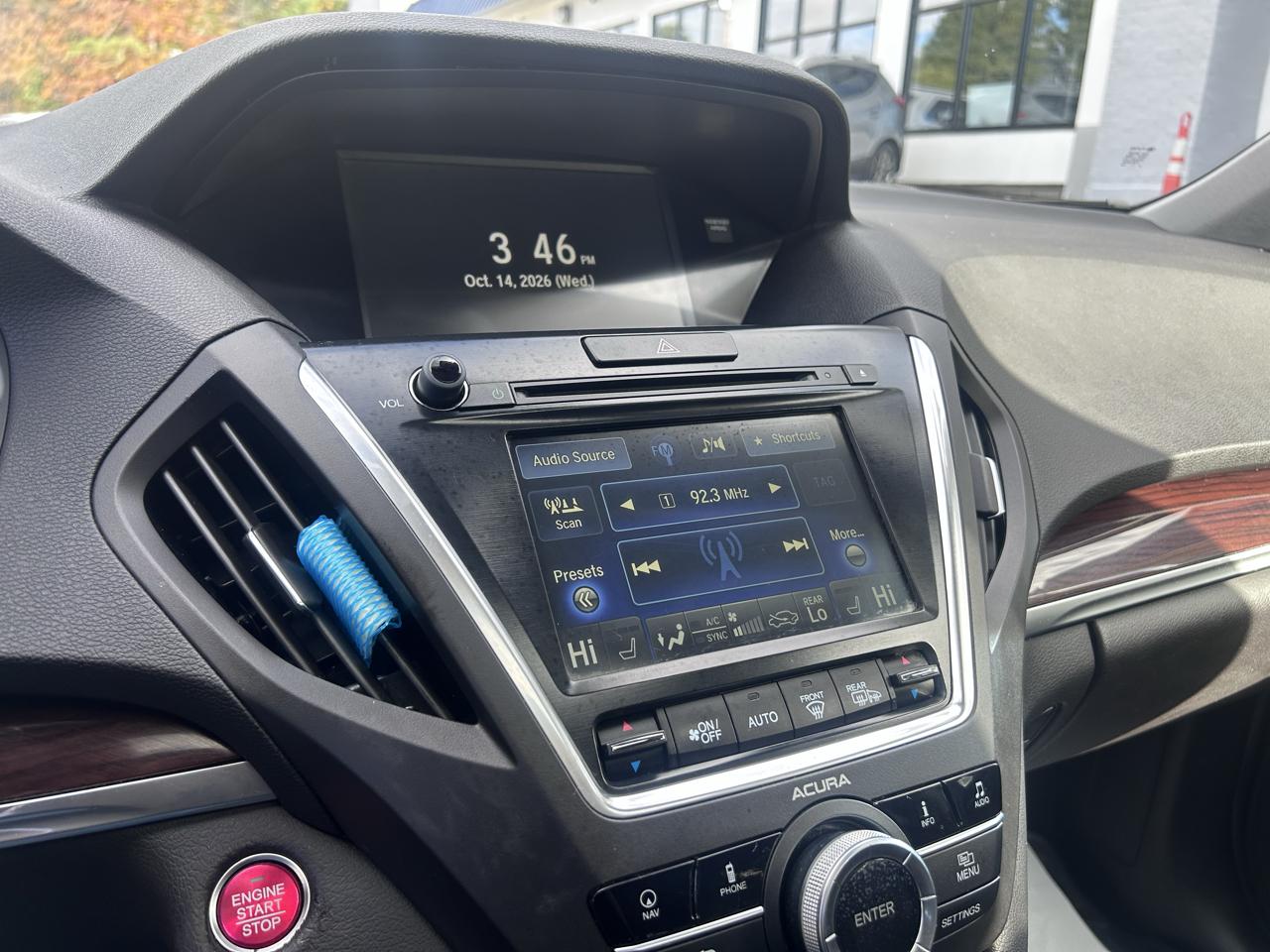 Acura MDX SH-AWD 6-Spd AT w/Tech Package 2015