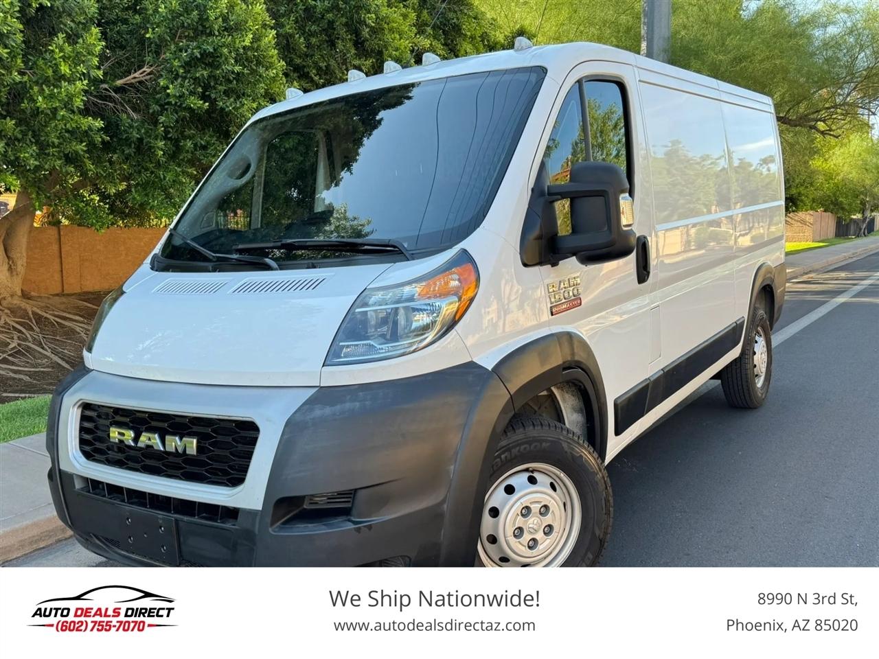 2019 RAM Promaster 1500 Low Roof Tradesman 136-in. WB