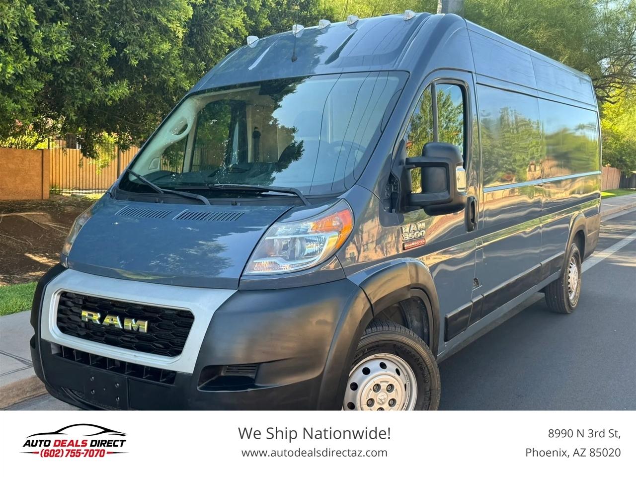 2019 RAM Promaster 3500 High Roof w/Extended Length