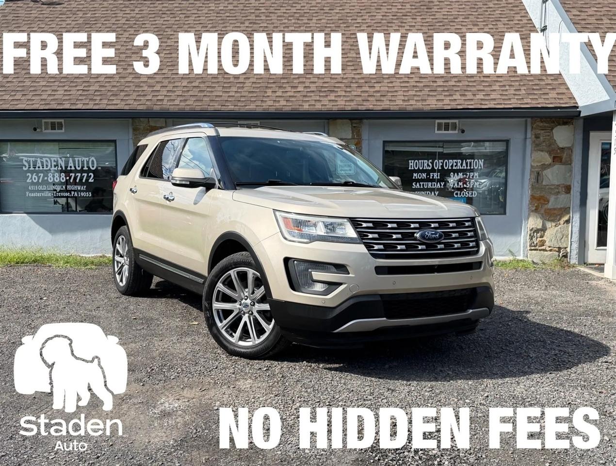 2017 Ford Explorer Limited 4WD