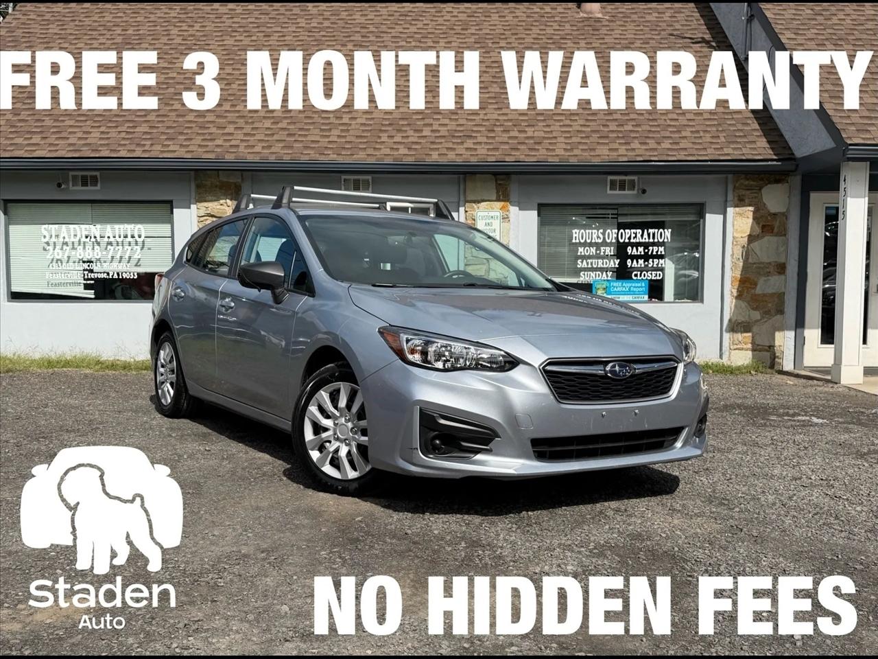 Subaru Impreza 2.0i CVT 5-Door 2018