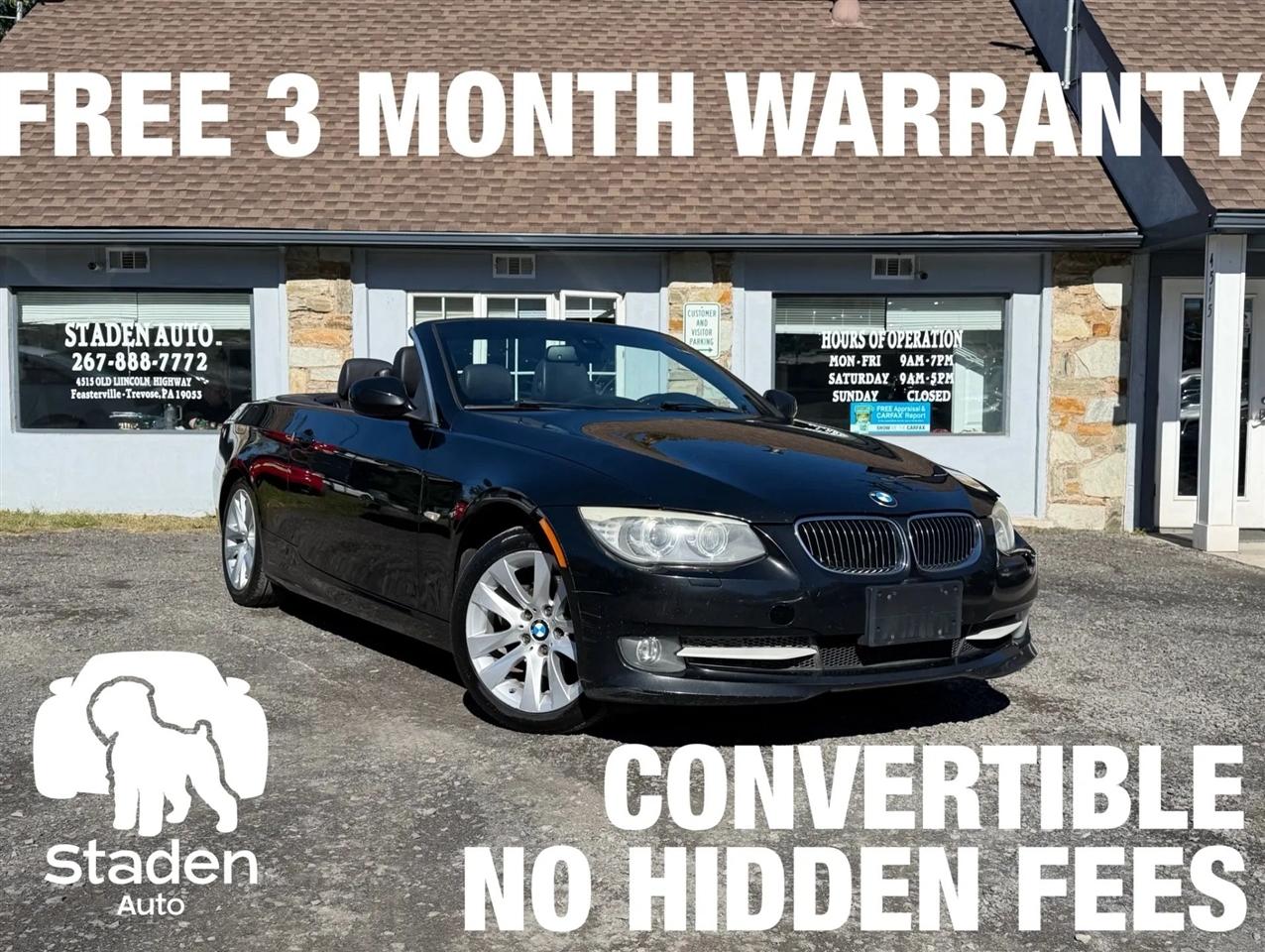 BMW 3-Series 328i Convertible - SULEV 2011
