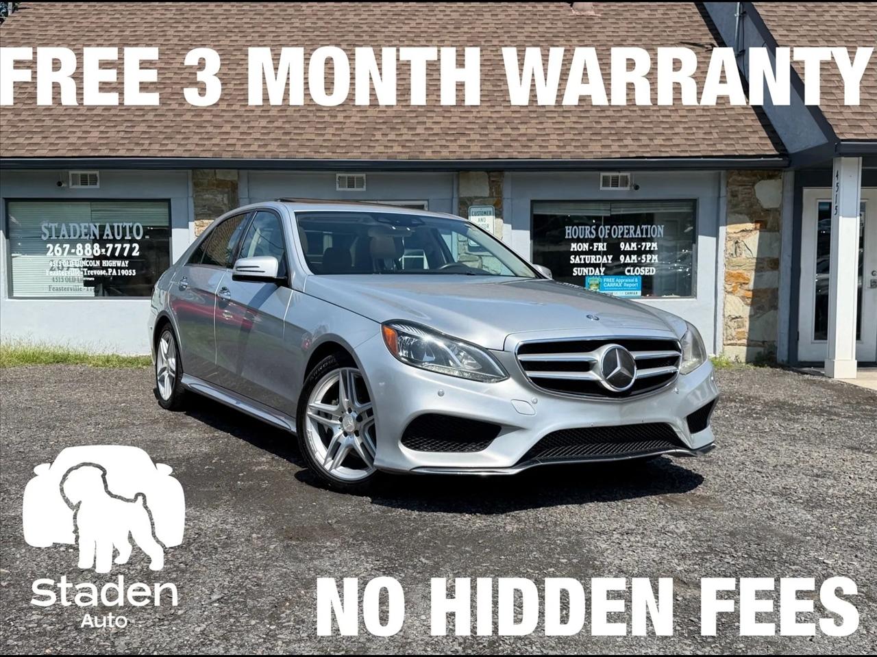 Mercedes-Benz E-Class E350 4MATIC Sedan 2014