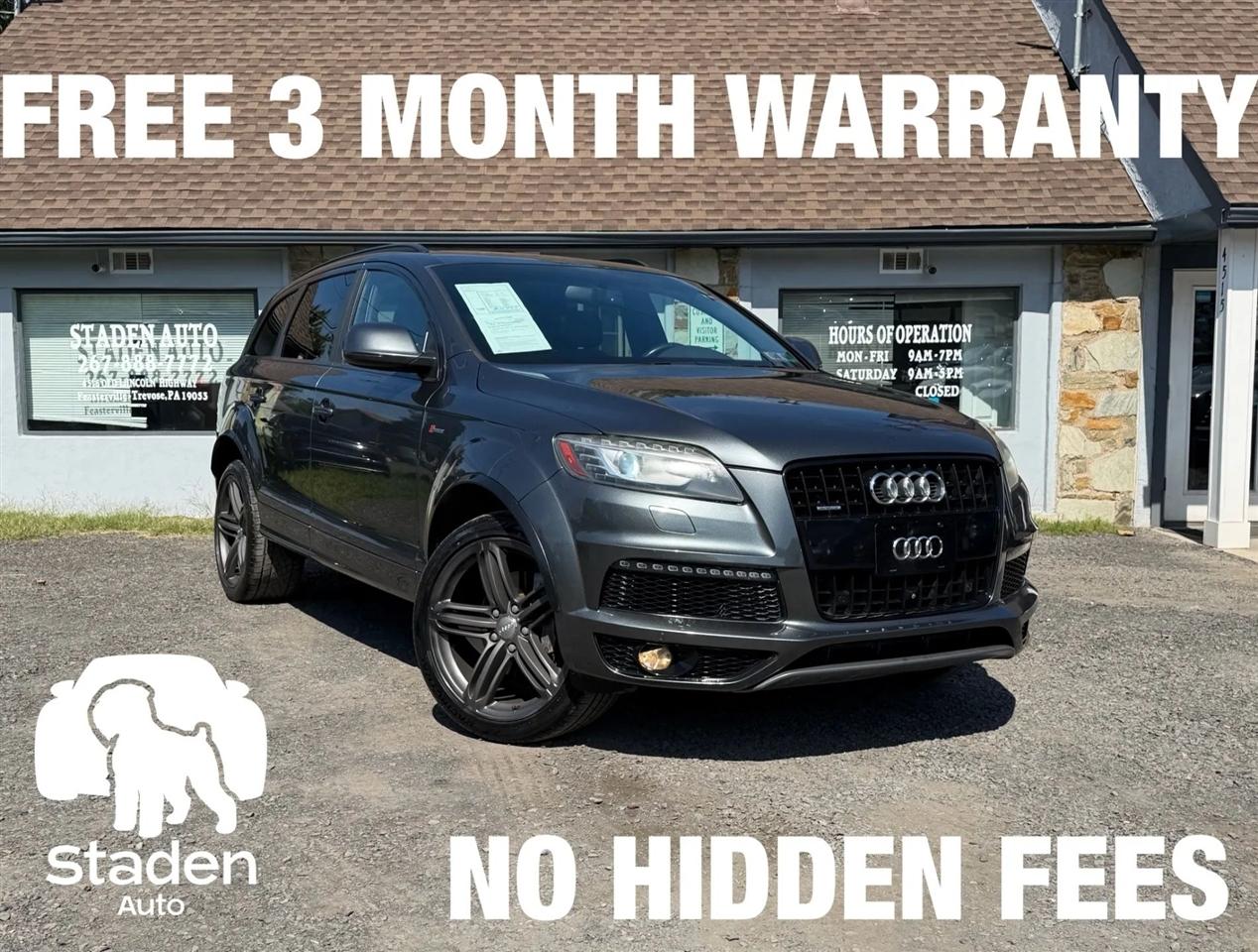 2015 Audi Q7 3.0 S Line Prestige quattro