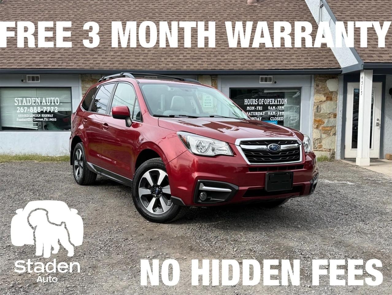 Subaru Forester 2.5i Premium PZEV CVT 2017