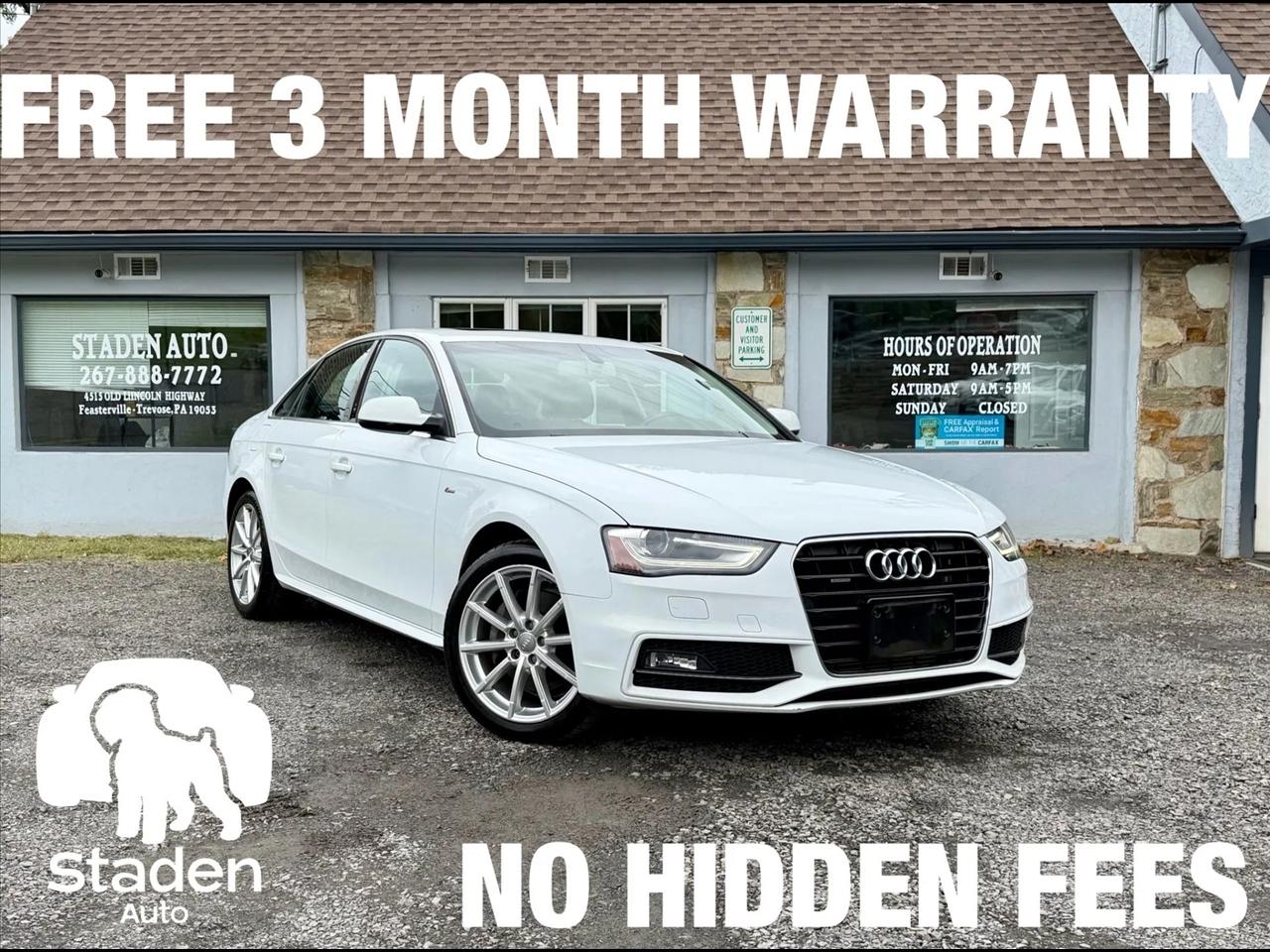 Audi A4 2.0T Sedan quattro Tiptronic 2015