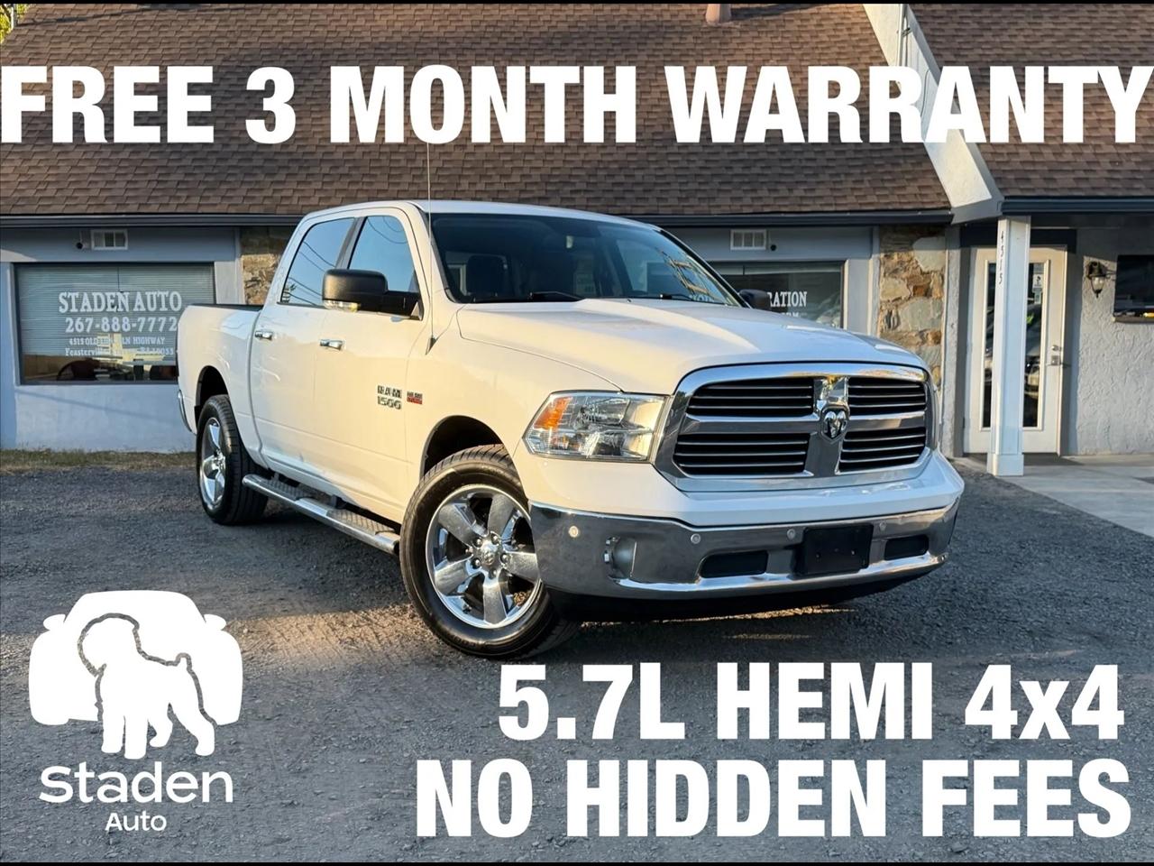 RAM 1500 SLT Crew Cab SWB 4WD 2016