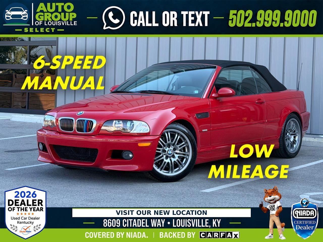 2001 BMW 3 Series M3 2dr Convertible