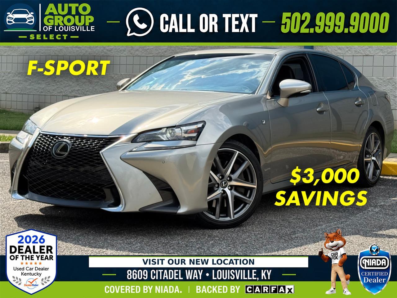 2016 Lexus GS 350 4dr Sdn RWD F Sport
