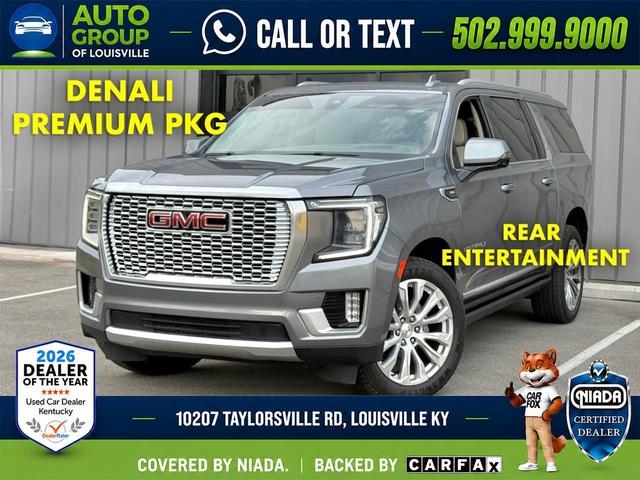 Gray 2021 GMC Yukon XL SUV / Crossover 4X2 Automatic