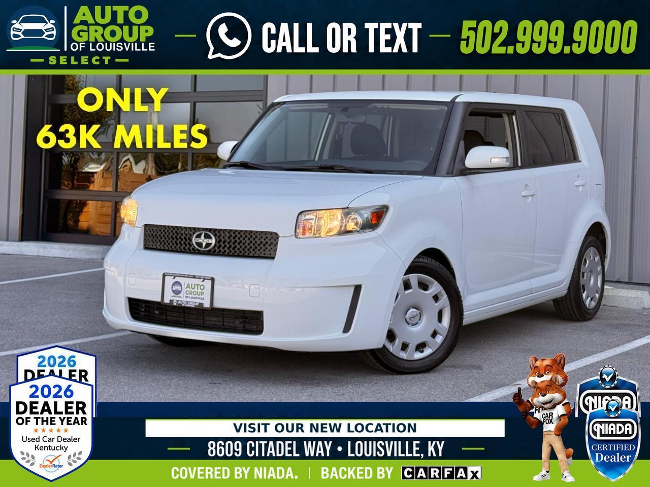White 2009 Scion xB Wagon Front-Wheel Drive Automatic