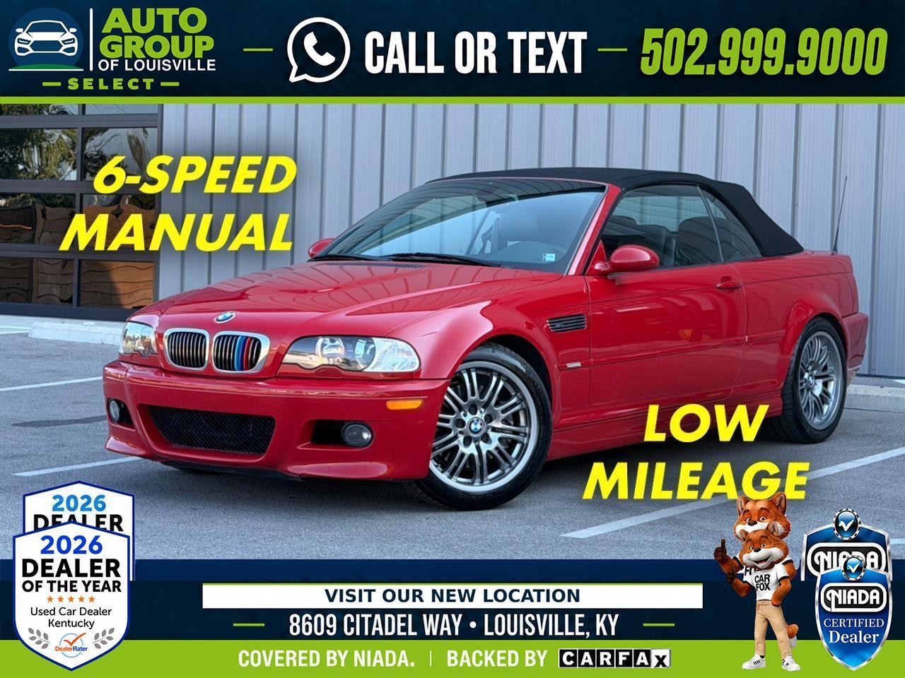 2001 BMW 3 Series M3 2dr Convertible