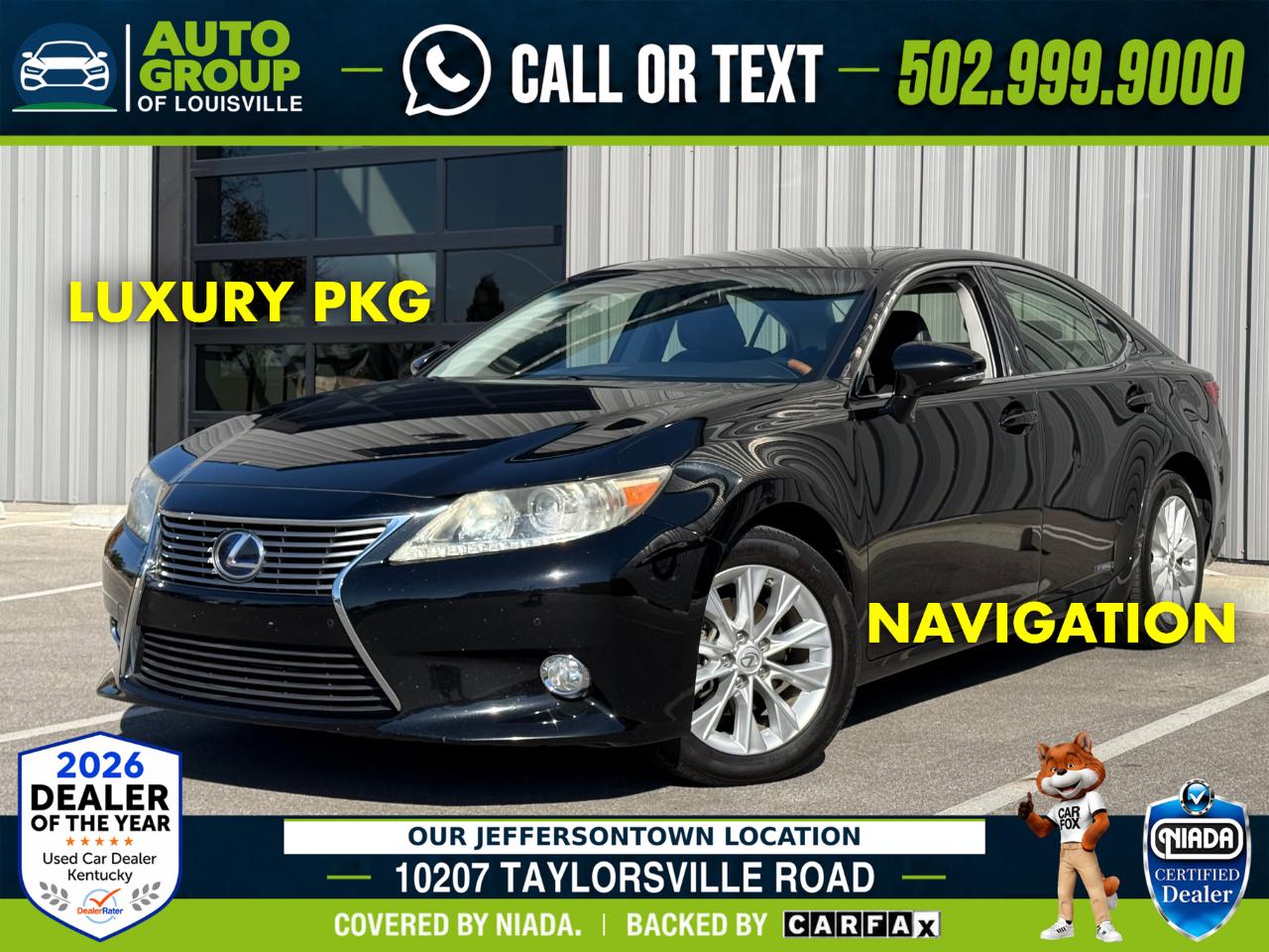 Lexus ES 300h 4dr Sdn Hybrid 2013