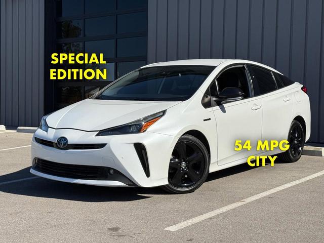 White 2021 Toyota Prius Hatchback Front-Wheel Drive Automatic